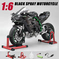 1:6 Kawasaki Ninja H2R Diecast Motorcycle Model with Sound & Light – Racing Collection Gift