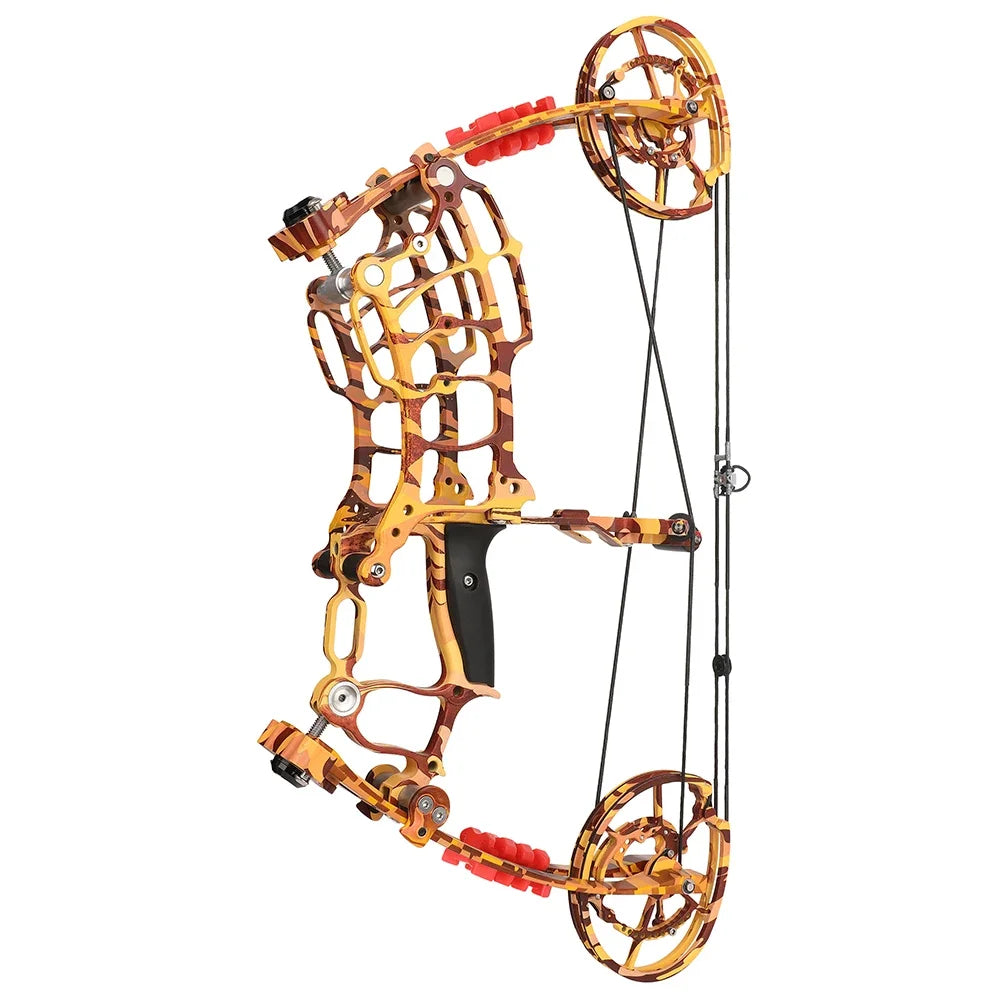 Dual-Purpose Compound Bow 30-55lbs 420FPS | Adjustable Archery Bow for Arrows & Steel Balls – Outdoor Target Practice for Adults & Beginners